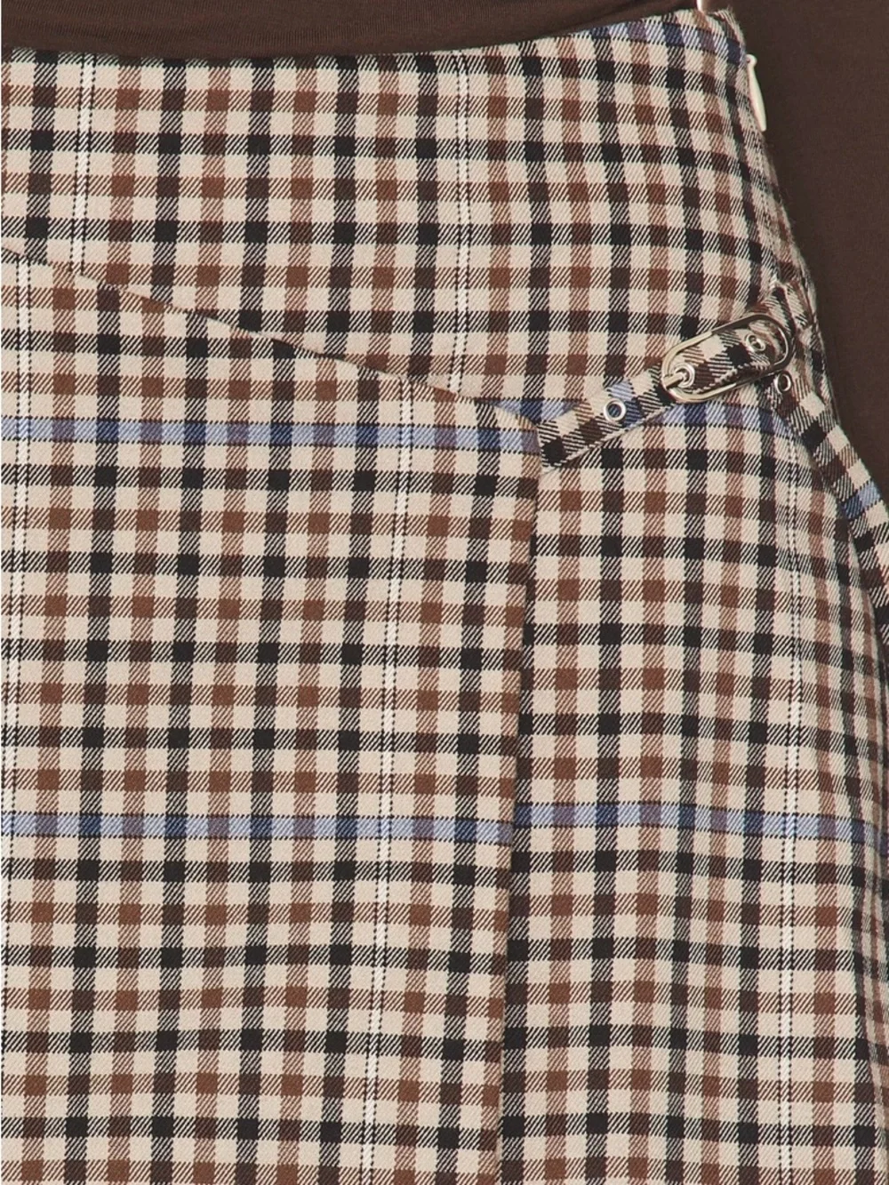 NWT. Rails Nial Skirt in Mocha Check. XS. - Picture 6 of 6